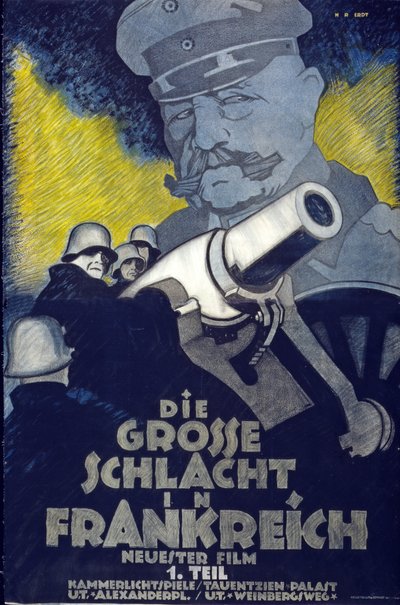Advertisement for Part I, Die Grosse Schlacht in Frankreich by Hans Rudi Erdt